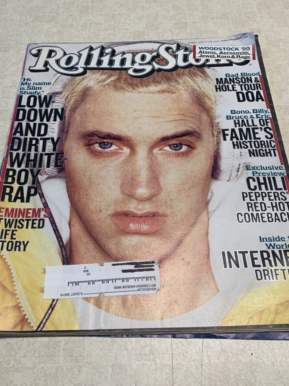 Rolling Stone Magazine Issue 811 April 29, 1999 Eminem Red Hot Chili Peppers